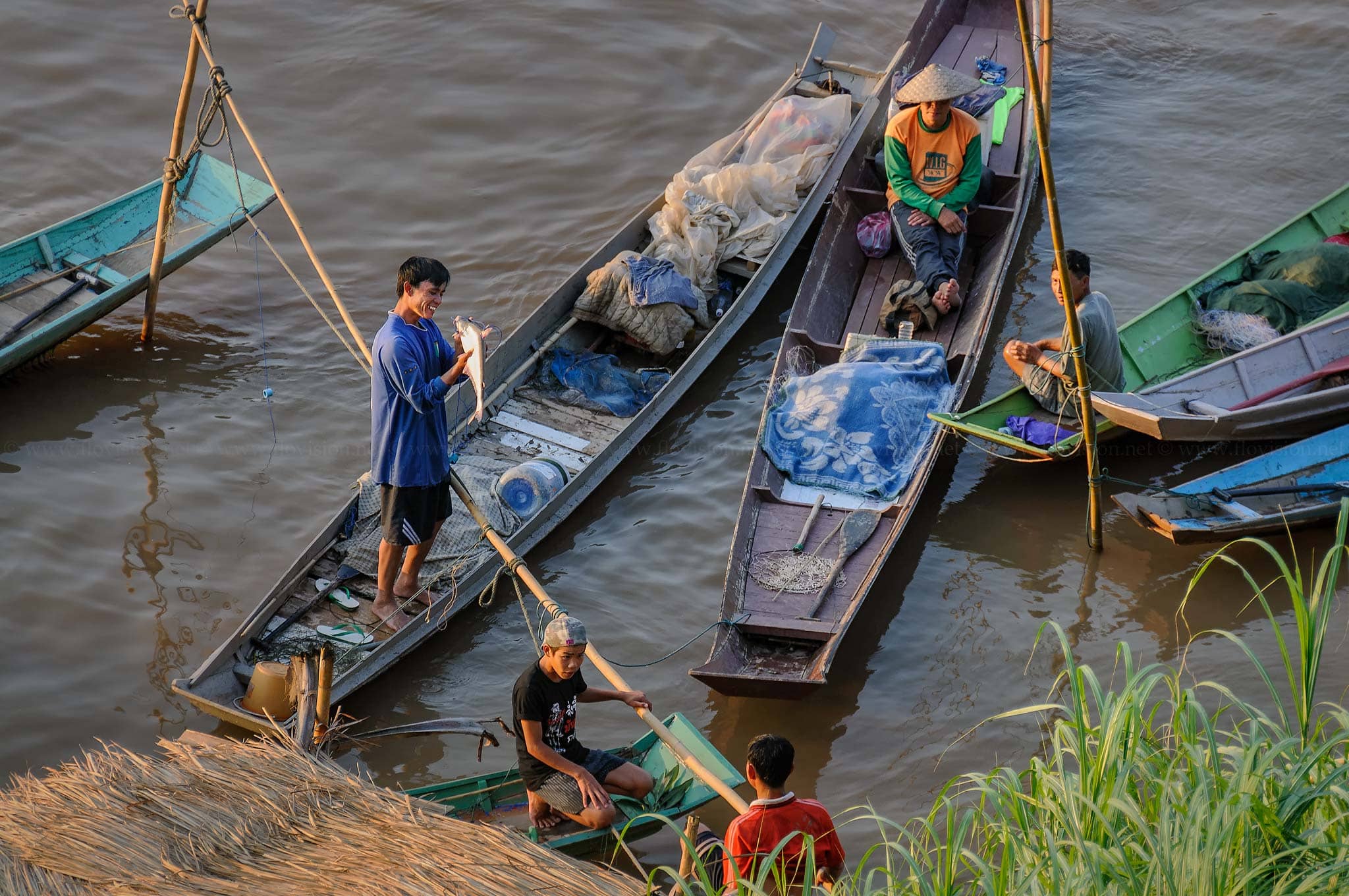 Fishermen, Luang Prabang, Laos
