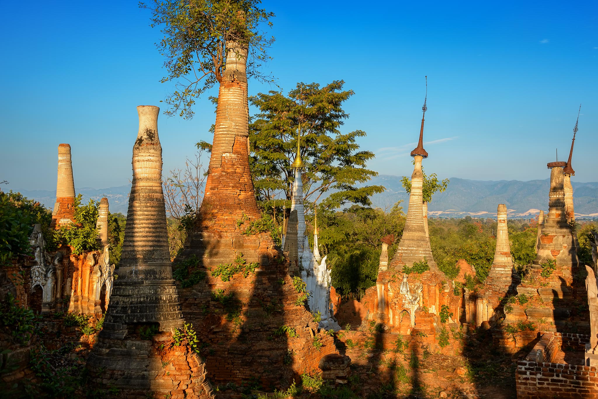 Indein pagodas