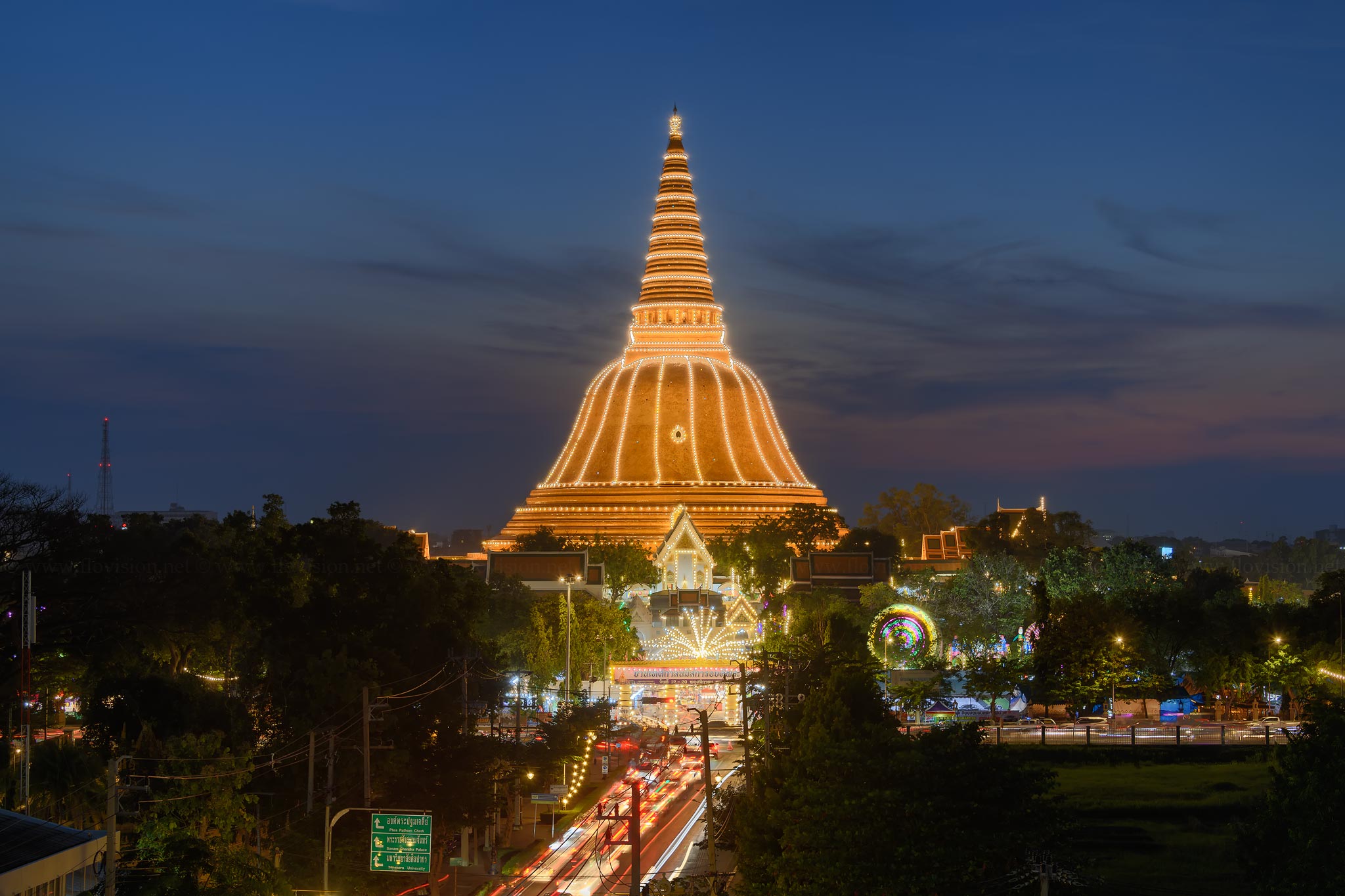 Giant chedi in Nakhon Pathom